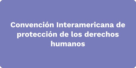 Convención Interamericana de protección de los derechos humanos